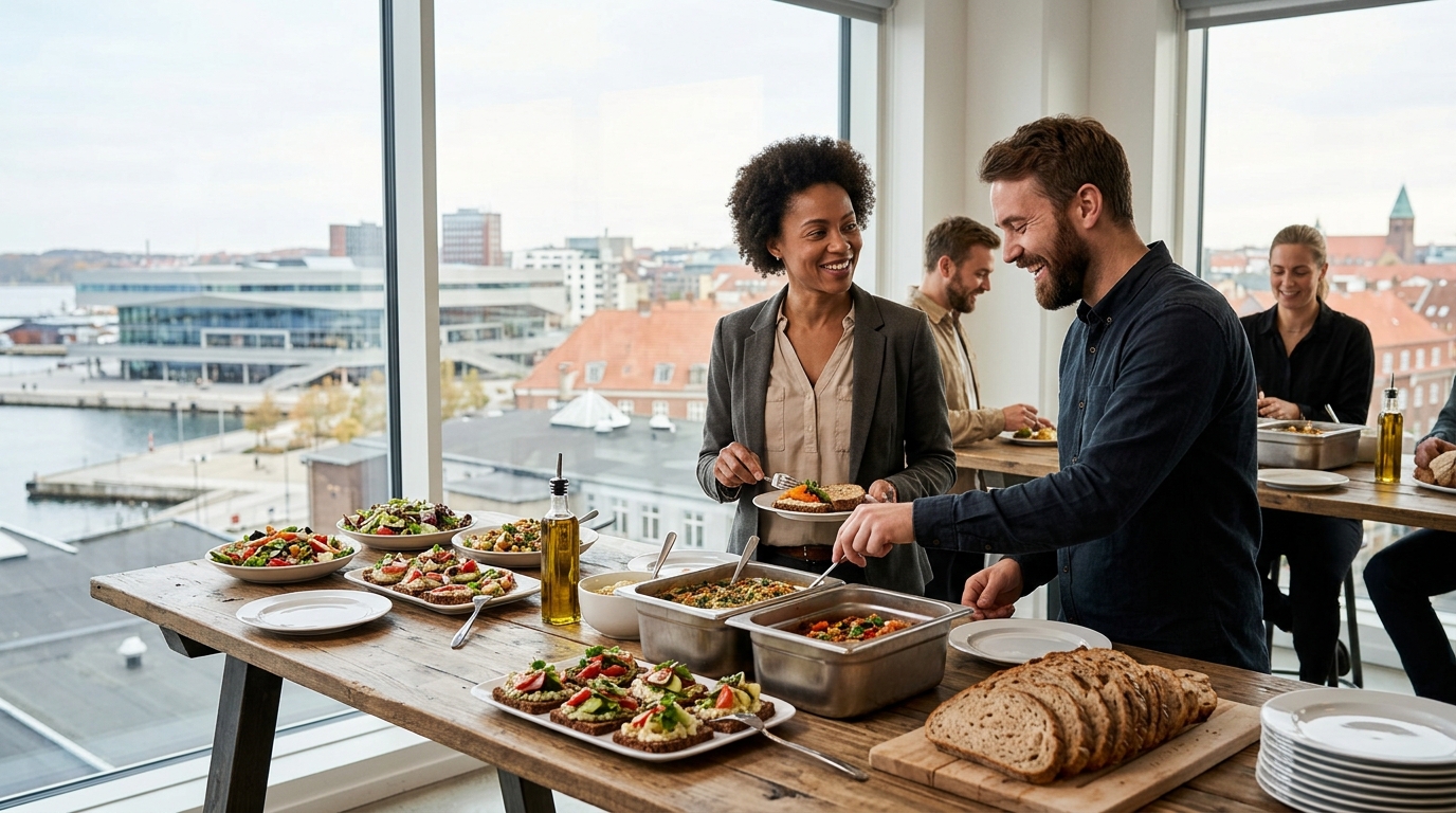 Sådan vælger virksomheden den rigtige frokostordning i Aarhus